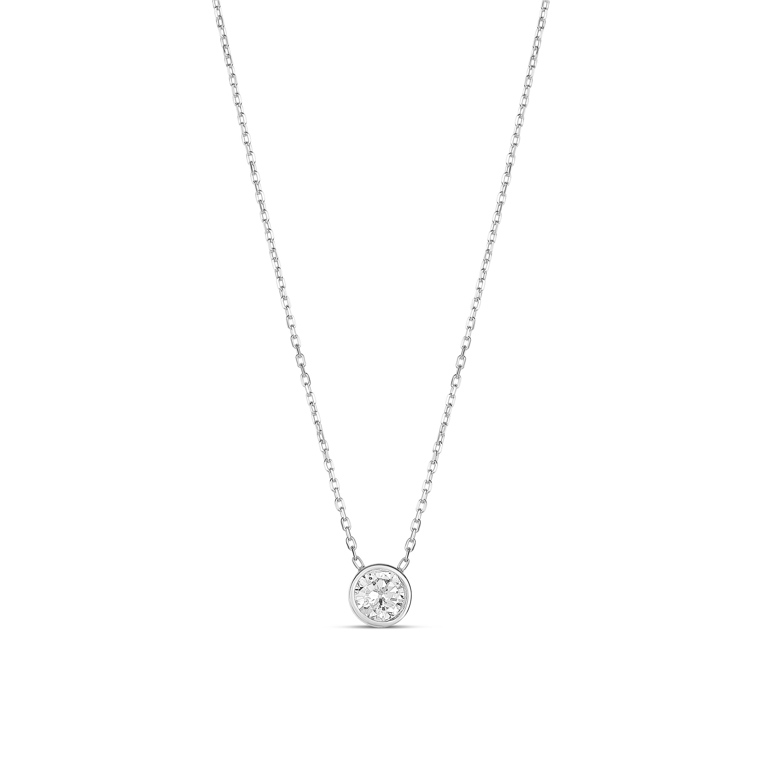 SHYMI Mini Bezel Solitaire Necklace