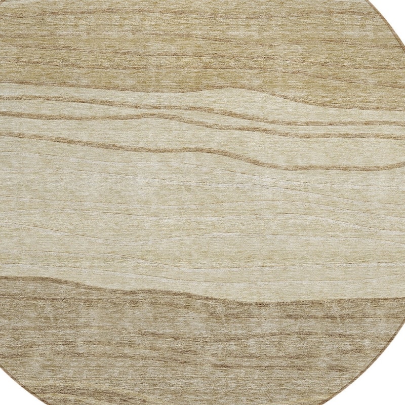 HomeRoots Striped Transitional Rectangle Outdoor Rug