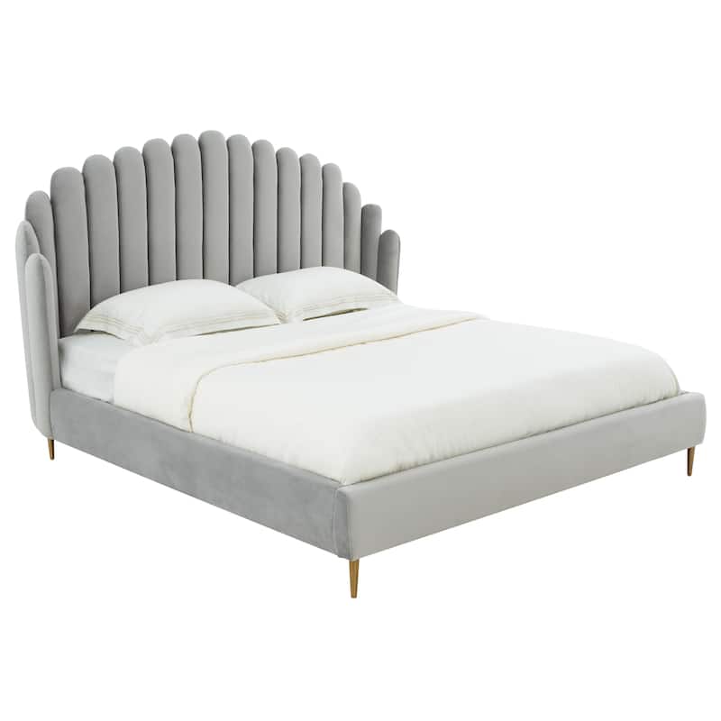 SAFAVIEH Couture Rosabella Channel Tufted Bed