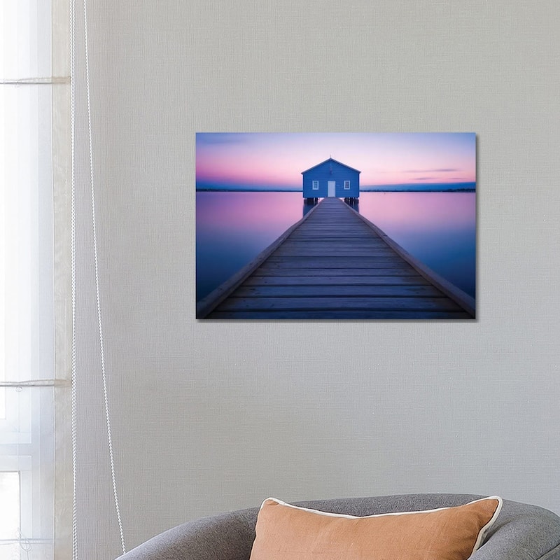 iCanvas "Boathouse" by Richard Vandewalle Canvas Print - 18x26x1.5