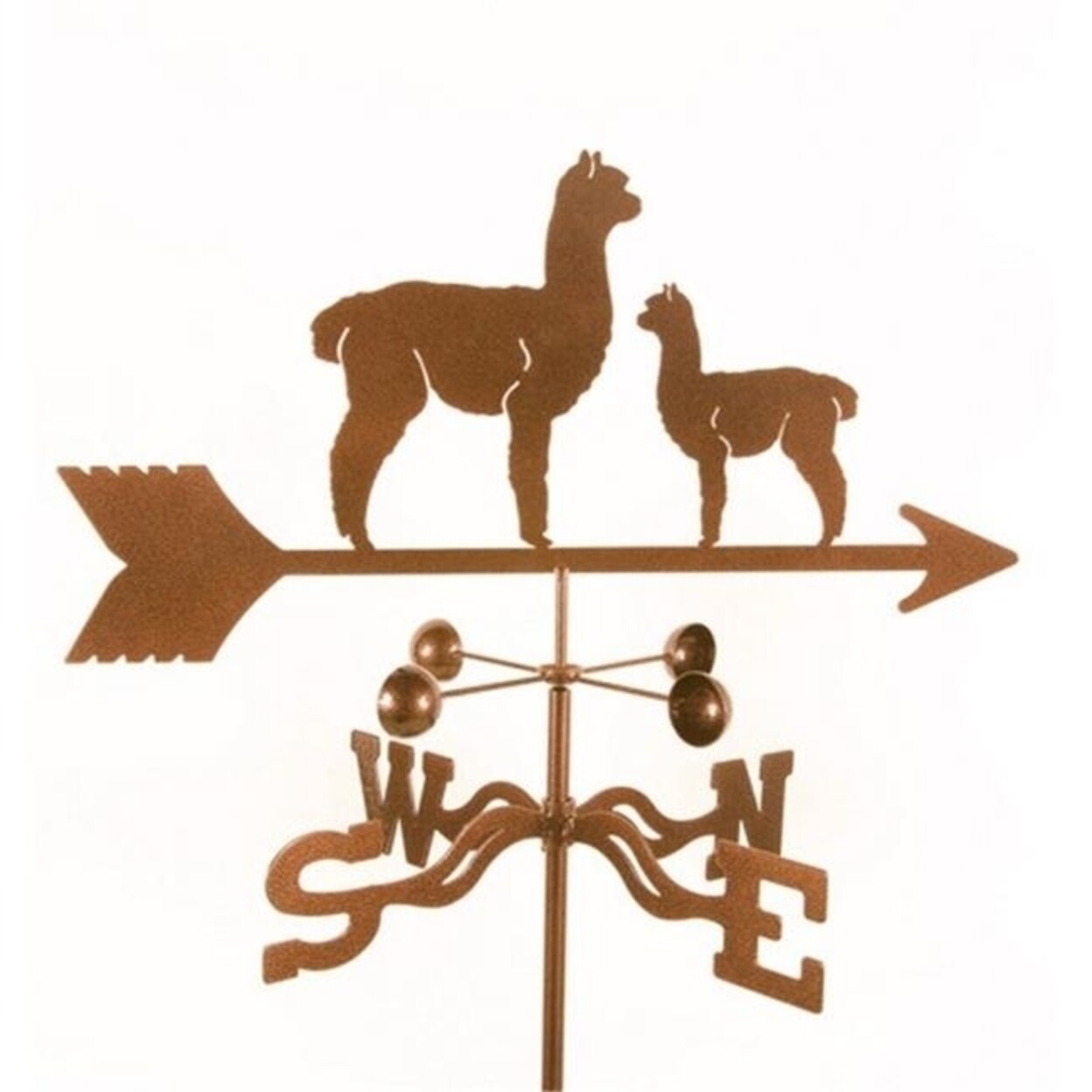 Ez Vane Ez1300-Dk Alpaca & Baby Weathervane With Deck Mount Ez Vane Ez1300-Dk Alpaca & Baby Weathervane With Deck Mount