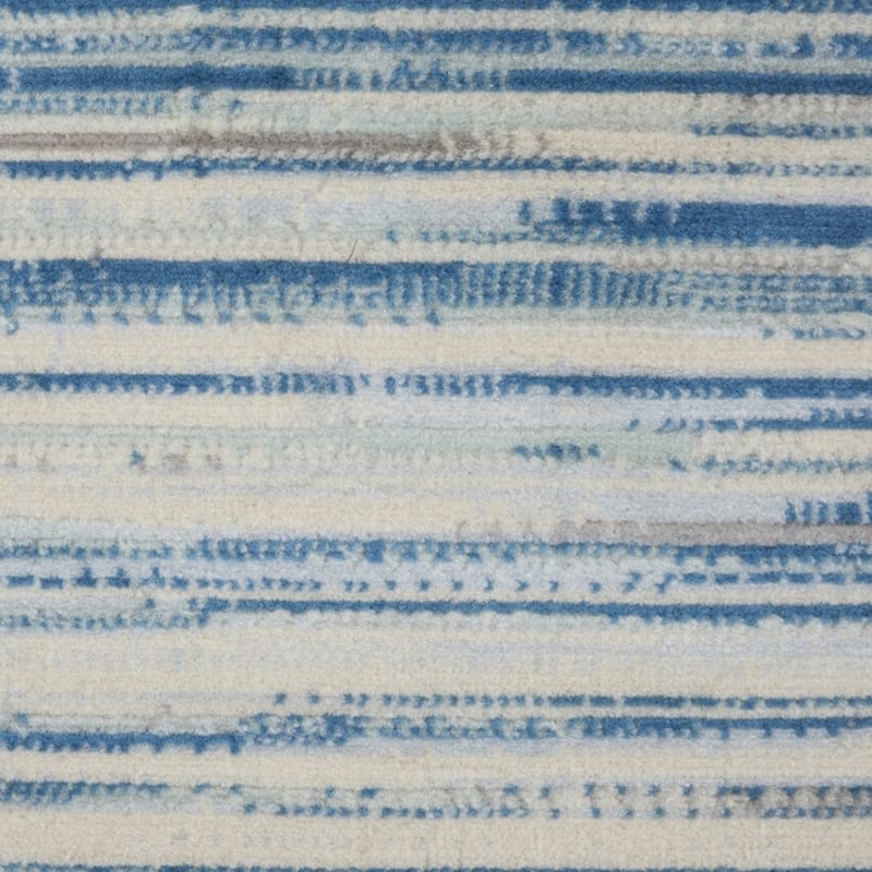 Fenic Power Loomed Abstract Traditional Modern Stain Resistant Area Rug By HomeRoots - 87' X '27' X '0.5