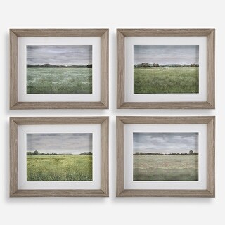 Uttermost Quiet Meadows Framed Prints, Set Of 4