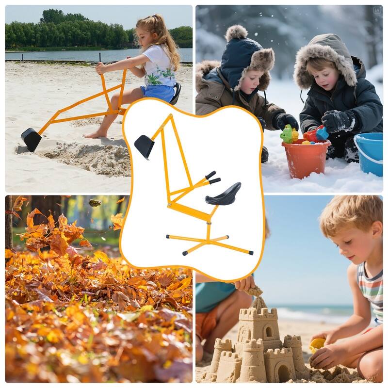 Kids Sand Box, 2 in 1 Outdoor Wood Sandbox with Cove, Two Corner Seats
