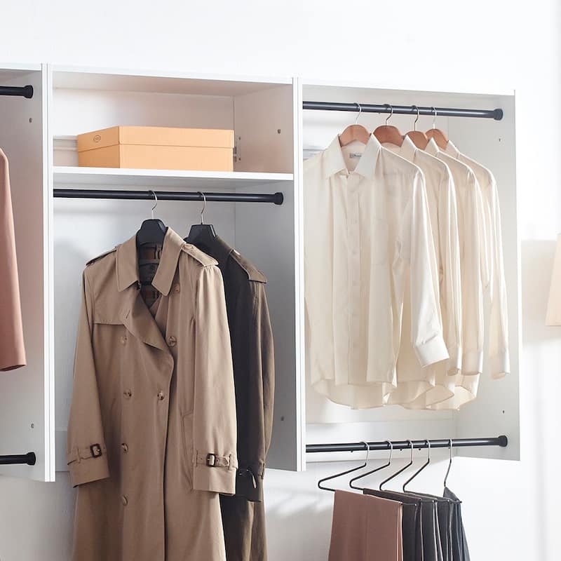 Devi Wall Mounted Wood Closet System