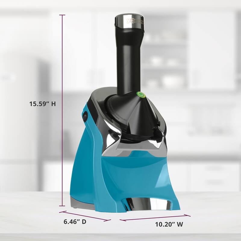 Yonanas Deluxe Non-Dairy Frozen Fruit Soft Serve Dessert Maker, Includes 75 Recipes, 200 Watts