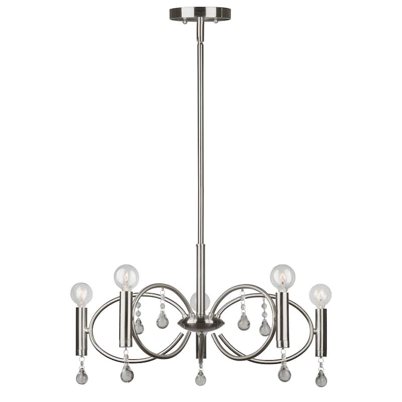 Forte Lighting 5 Light 22" Wide Chandelier