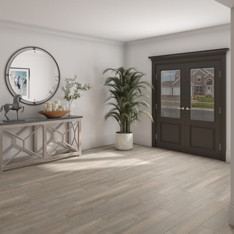 Daltile Core Fundamentals Platinum 6" x 36" Porcelain Floor Tile (9 PC Per Carton) (13.05 SQFT Per Carton)