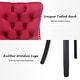 preview thumbnail 83 of 99, High-end Tufted Velvet Upholstered Nailhead Dining Chair Set of 6