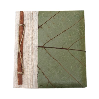 Novica Handmade Wisdom Natural Fiber Journal