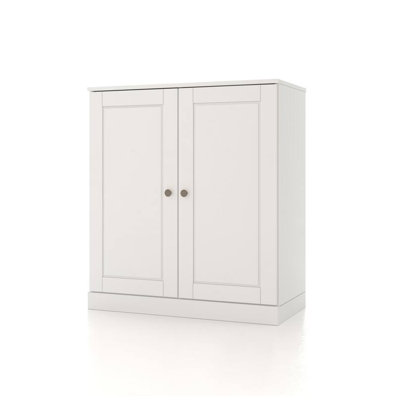 Palace Imports 100% Solid Wood 32" Bathroom Cabinet with Solid Doors and Adjustable Shelves