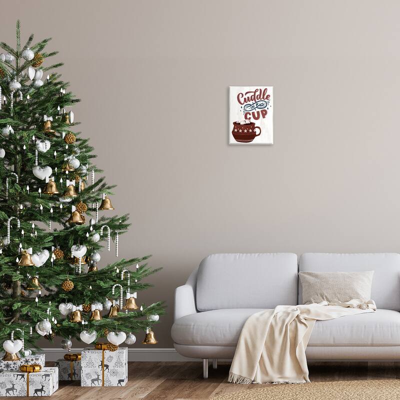 Stupell Cuddle In A Cup Cocoa Wall Plaque Art Design By Kim Allen