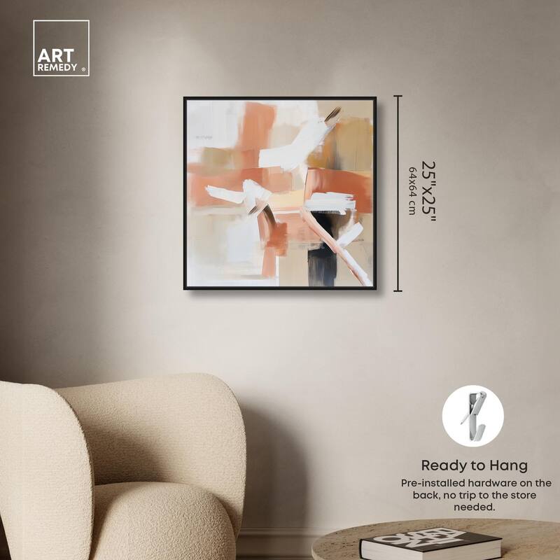 Rose and Rust II Canvas by Art Remedy