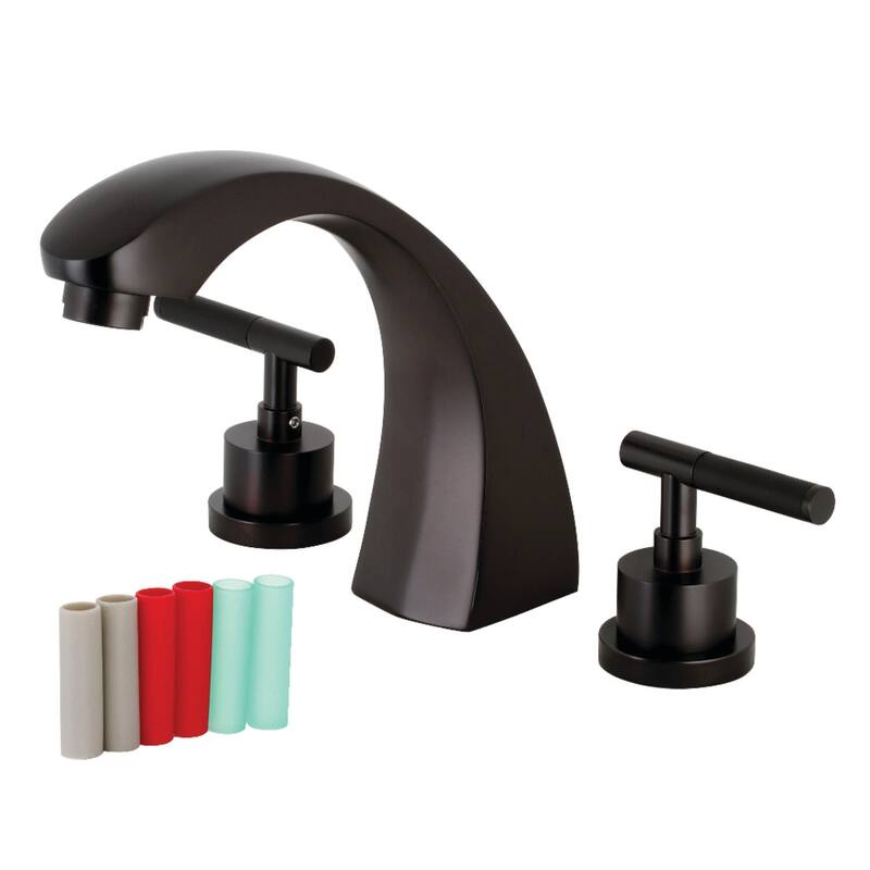 Kingston Brass Kaiser Deck Mounted Roman Tub Filler