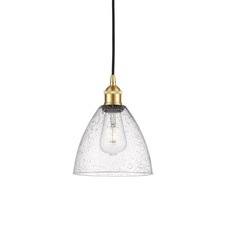 Innovations Lighting 616-1P-10-8 Edison Pendant Edison 8" Wide Mini - Satin Gold / Seedy