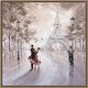preview thumbnail 1 of 11, Only Us Paris by Isabella Karolewicz Framed Canvas Wall Art Print - Sylvie Beaded Gold
