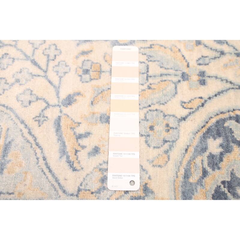 ECARPETGALLERY Hand-knotted Jamshidpour Ivory Wool Rug - 8'11 x 11'11