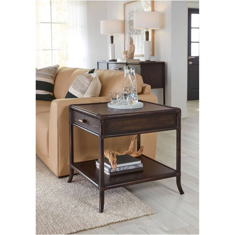 Hooker Furniture 6950-80213 Retreat 27" Wide Wood Top Maple and Oak