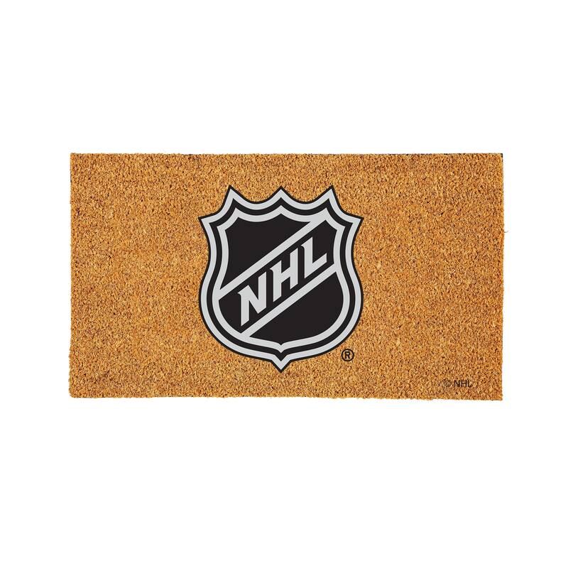 28 in. x 16 in. Coir Mat, NHL Logo