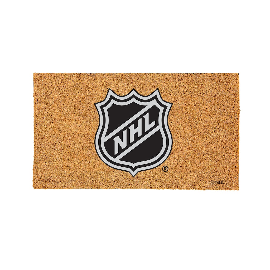 28 in. x 16 in. Coir Mat, NHL Logo