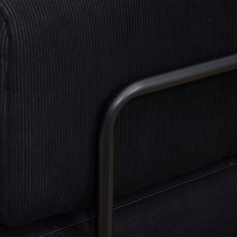 78.5" Folding Sofa Bed with 2 Pillows, Convertible Foam Futon Couch, Corduroy Fold-Out Couch for Living Room, Office