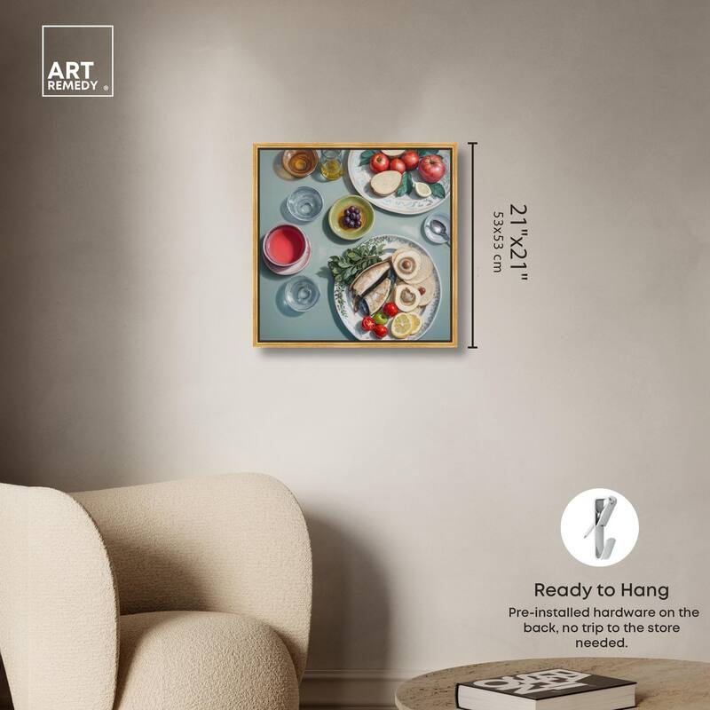 Sea Feast Canvas by Art Remedy