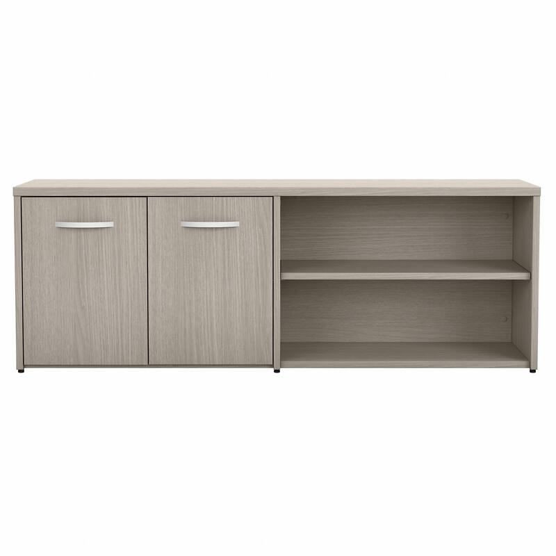 Studio C Low Storage Cabinet with Doors by Bush Business Furniture