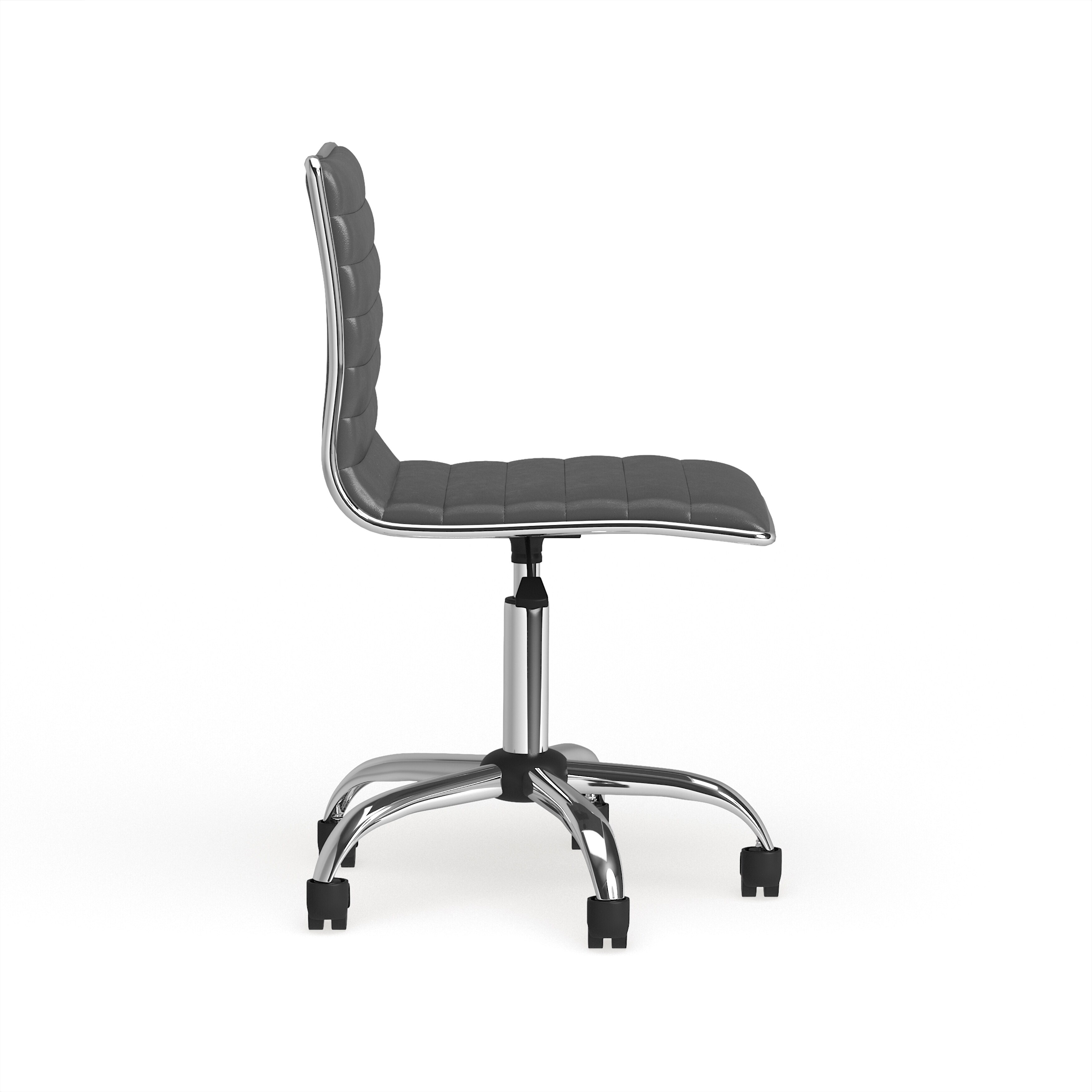 Carson carrington lund shop chrome contemporary office chair