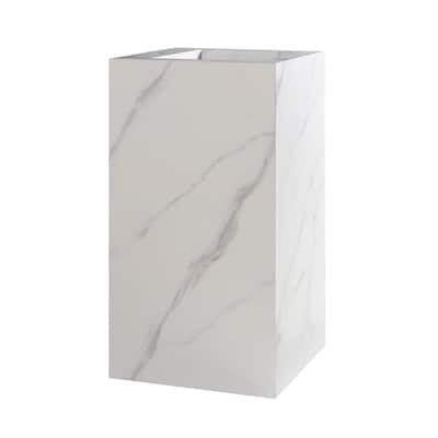 Fine Fixtures Grand Collection, Elegant Square Shaped Pedestal Sink