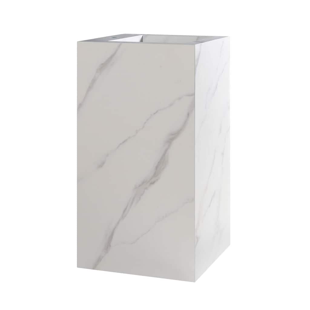 Fine Fixtures Grand Collection, Elegant Square Shaped Pedestal Sink