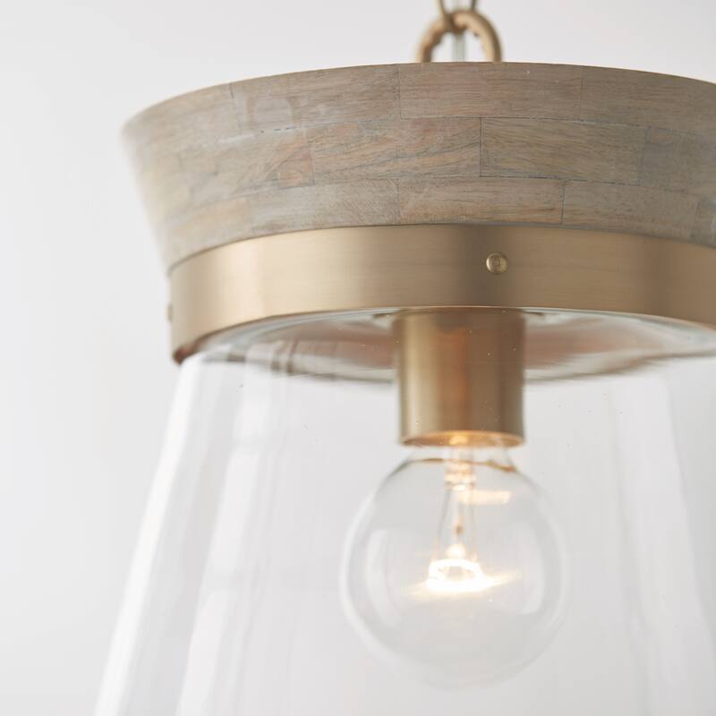 Finn 1-light Pendant w/ Clear Glass