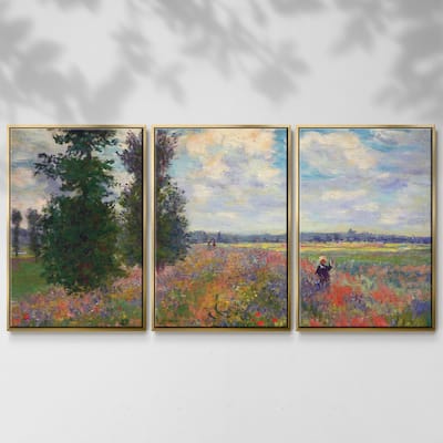 Monet - Multi Piece Framed Canvas