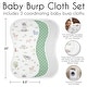 preview thumbnail 6 of 4, Sweet Jojo Designs Farm Animals Absorbent Burp Cloths 3 Pack Set Grey Red Black and White Watercolor Farmhouse Gender Neutral