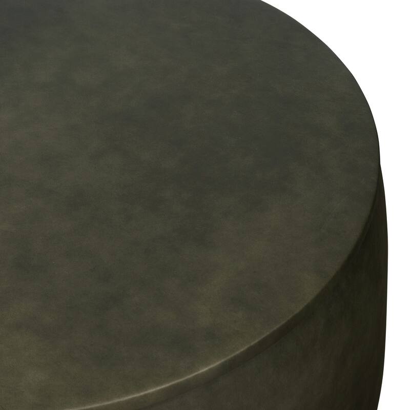 Poly & Bark Herve Storage Ottoman - Full Grain Genuine Italian Leather