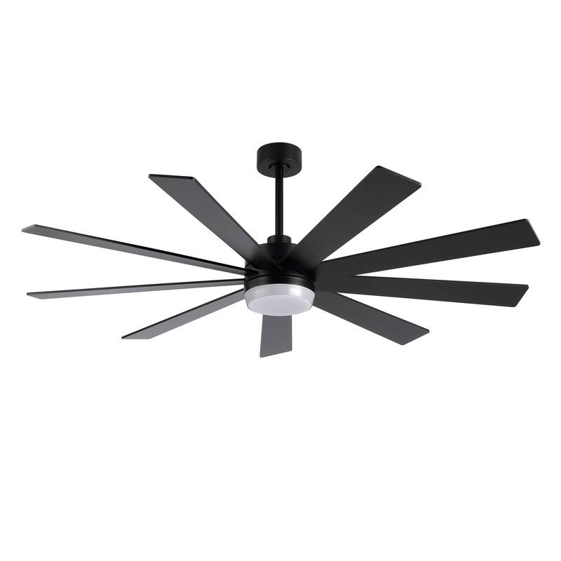 WINGBO 65/72/84" DC Motor LED Ceiling Fan with Remote Control
