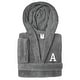 preview thumbnail 1 of 52, Sweet Kids 100% Polyester SUPER PLUSH Double Brushed Hooded Bathrobe with White Bookman Monogram A - Large