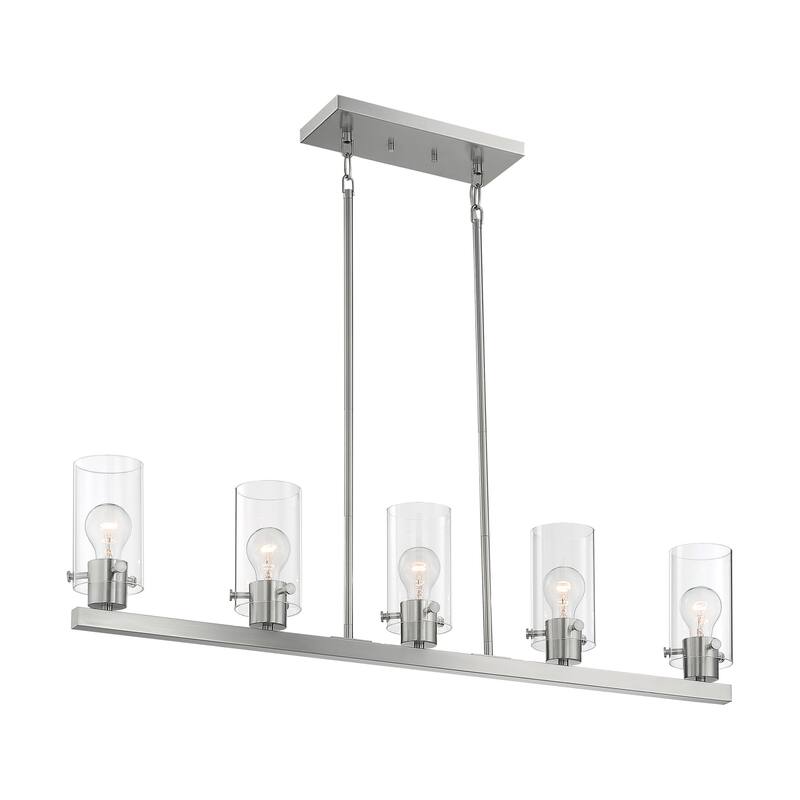 Nuvo Lighting Sommerset 5 Light 39" Wide Linear Chandelier