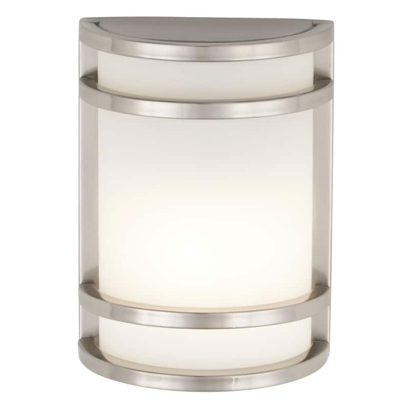 The Great Outdoors 1 Light 9.5" Height ADA Compliant Outdoor Wall - Stainless Steel
