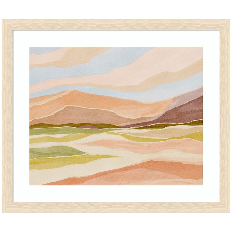 Kate and Laurel Framed Art Desert Dreams by Nikita Jariwala - 26 x 22