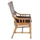 preview thumbnail 28 of 34, SAFAVIEH Donatella Coastal Rattan Cushion Chair - 22" W x 24" L x 37" H