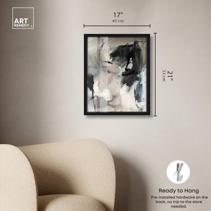 Scribbled Energy I Shadowbox by Art Remedy