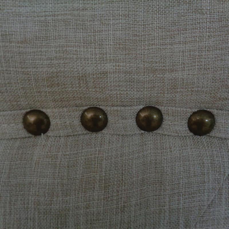 Camel Back Bed in Beige