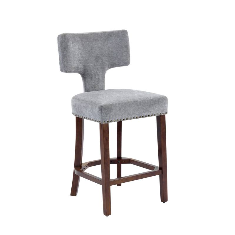 Mid Century Modern Counter Height Bar Stools Set Of 2