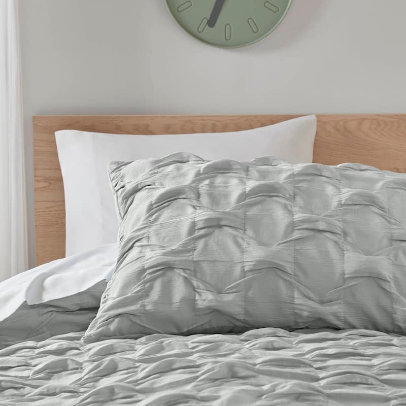 Chelsea Square Bailey Diamond Pucker Woven Comforter Set