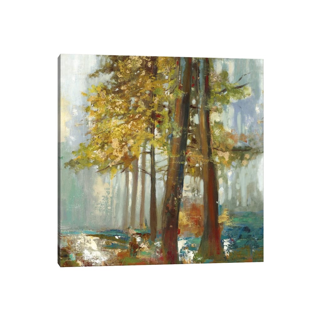 iCanvas "Upon The Leaves I, Square" by Allison Pearce Canvas Print