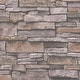 preview thumbnail 9 of 11, Galerie Wallcoverings Bricks and More Collection Sandstone Splendour Motif Matte Finish Vinyl on Non-woven Wallpaper Roll 33-feet long x 21-inches wide - Grey/Brown