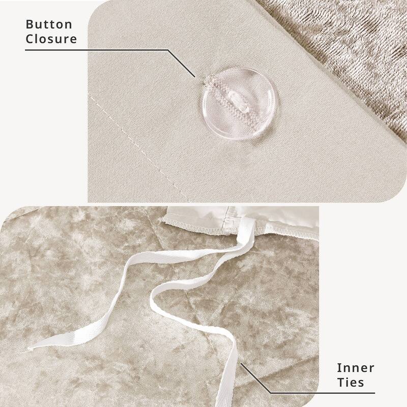 Intelligent Design Isabel Velvet Duvet Cover Set (Insert Excluded)