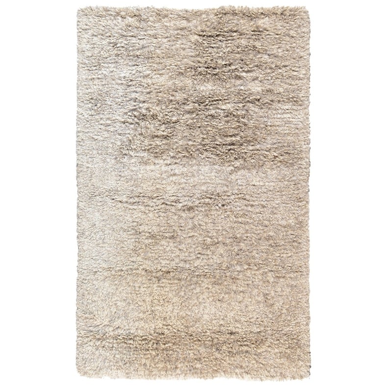 Elegante Handwoven Shag Area Rug by Kosas Home - 9'x12' - Ivory