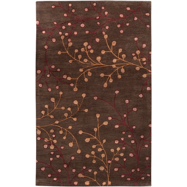 Sakura Handmade Transitional Floral Wool Area Rug On Sale Overstock 5509702