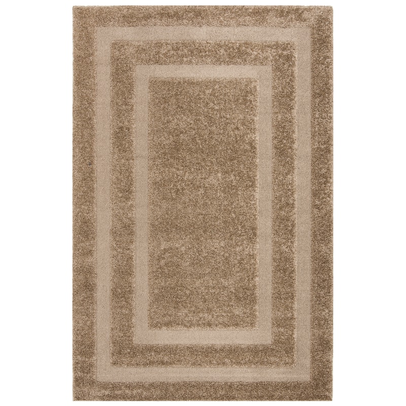 SAFAVIEH Florida Shag Carlinde Border 1.2-inch Thick Rug